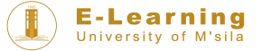 Elearning- University of M'SIla
